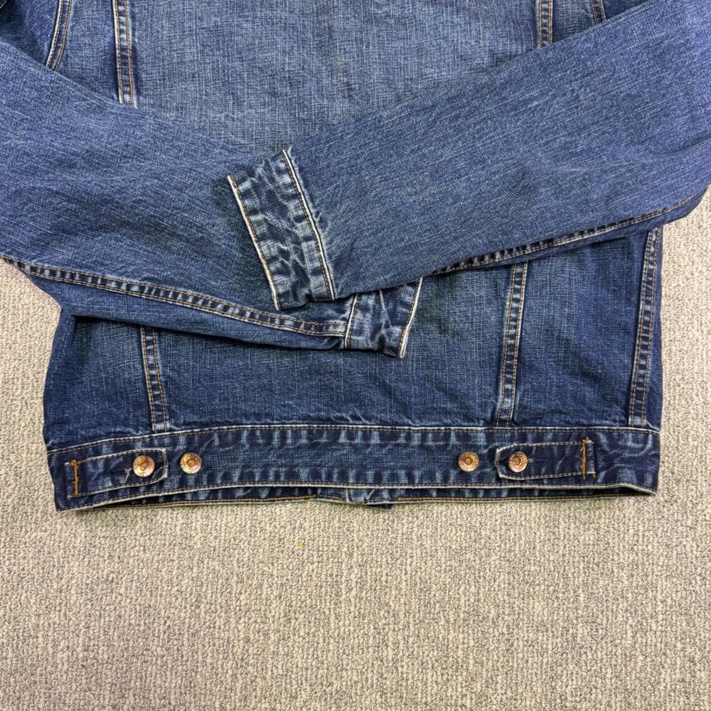 Vintage Nautica Jeans Co Denim Jacket 90s Made in Hong Kong Medium - Picture 5 of 7